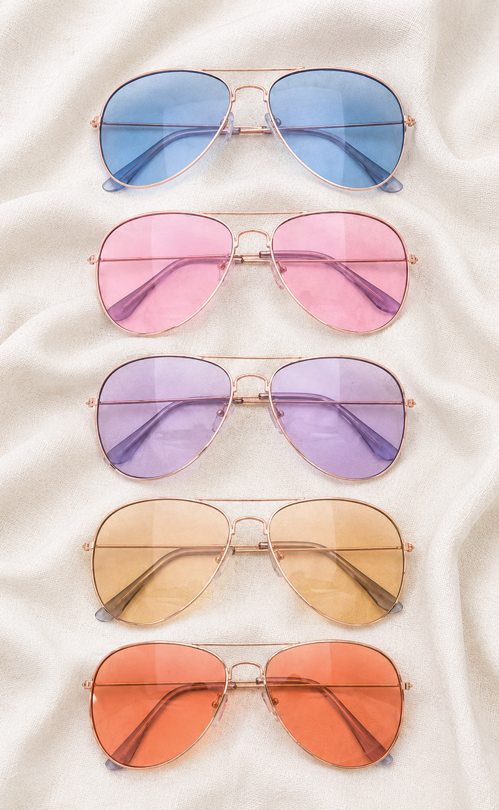 Pastel Metal Framed Aviators