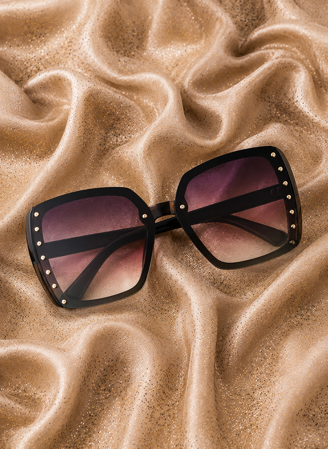 Studded Oversized Sunglasses