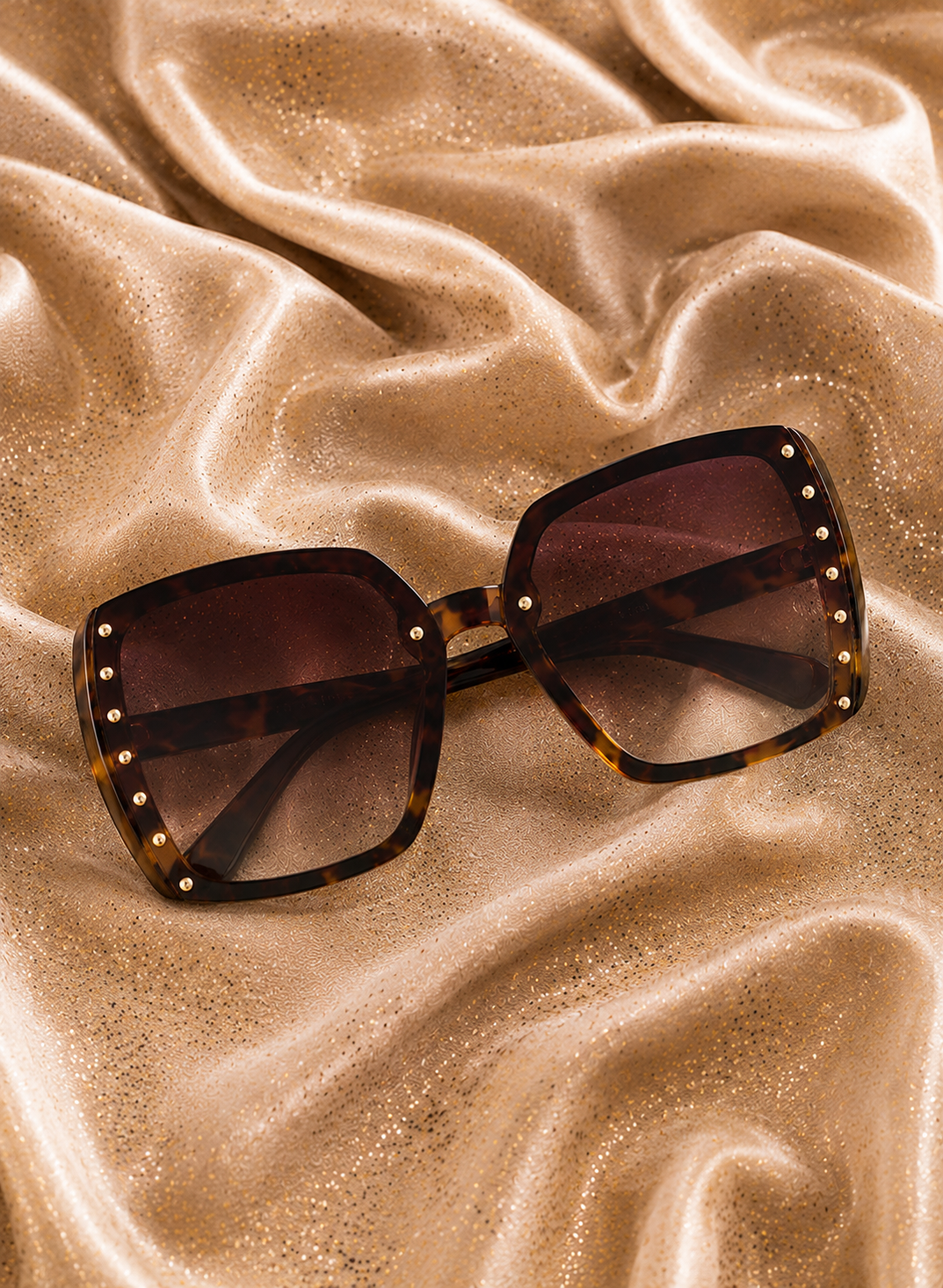Studded Oversized Sunglasses