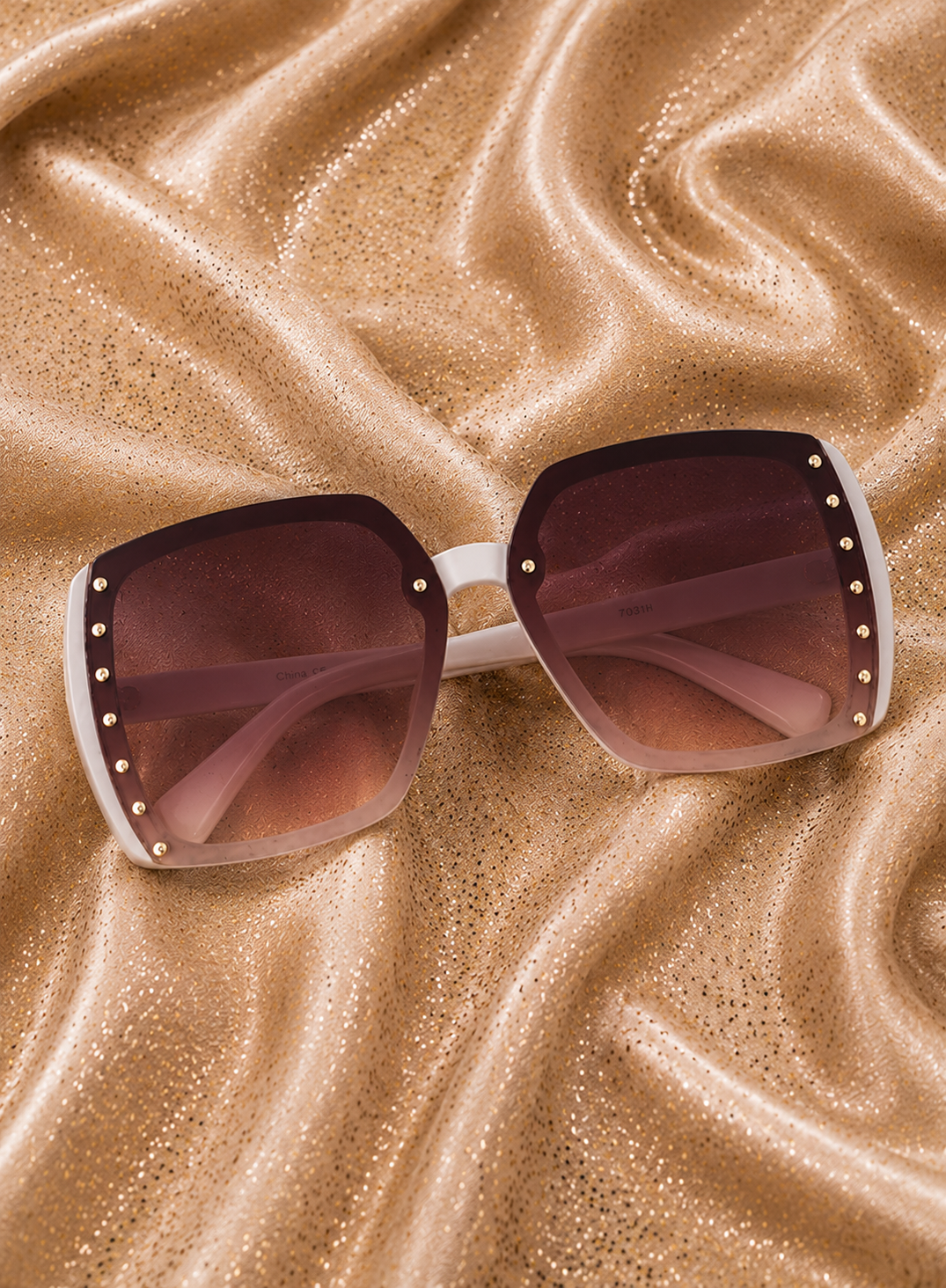 Studded Oversized Sunglasses