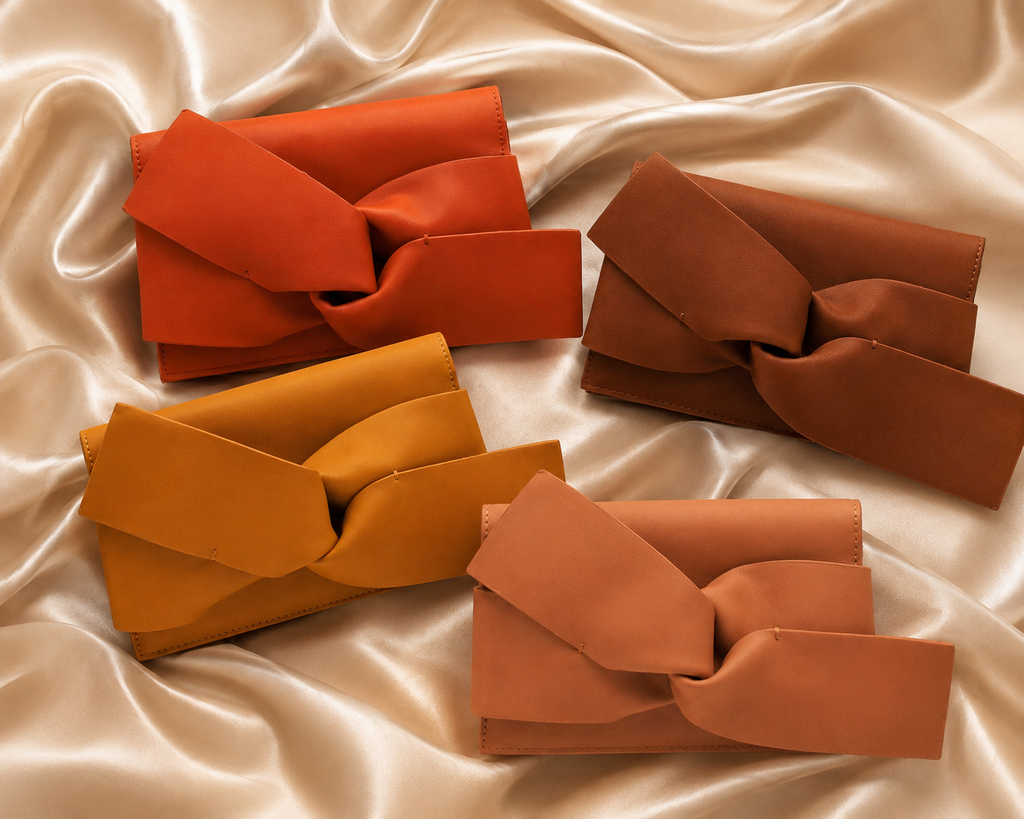 Fashion Bow Bifold Clutch