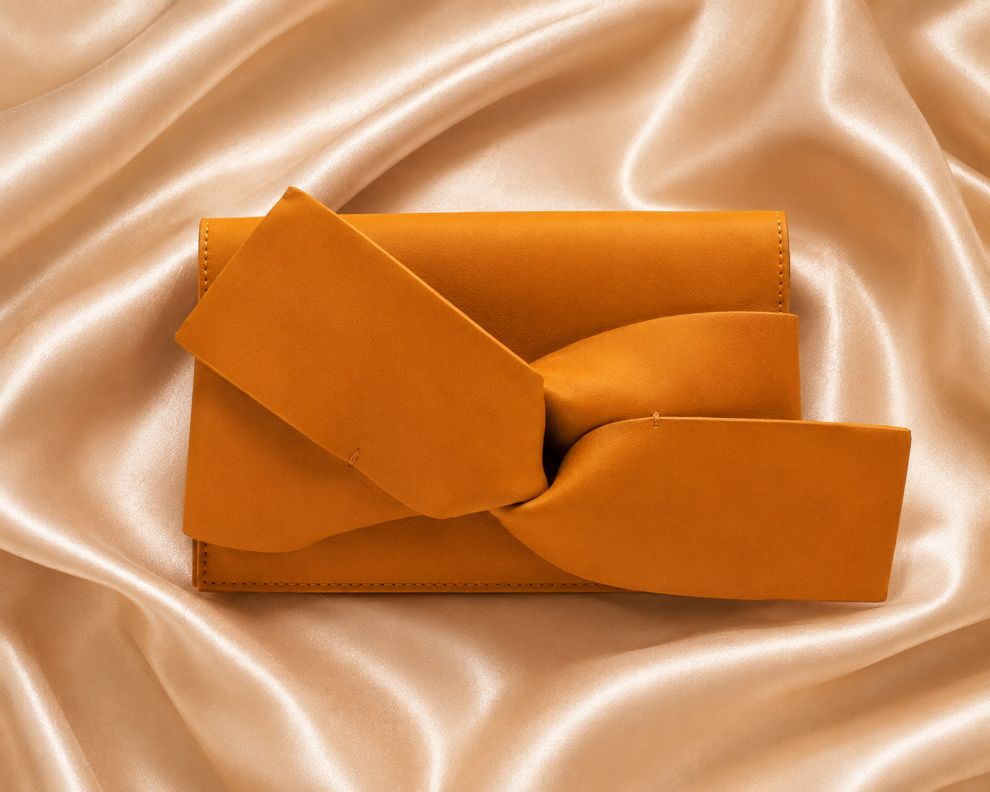 Fashion Bow Bifold Clutch