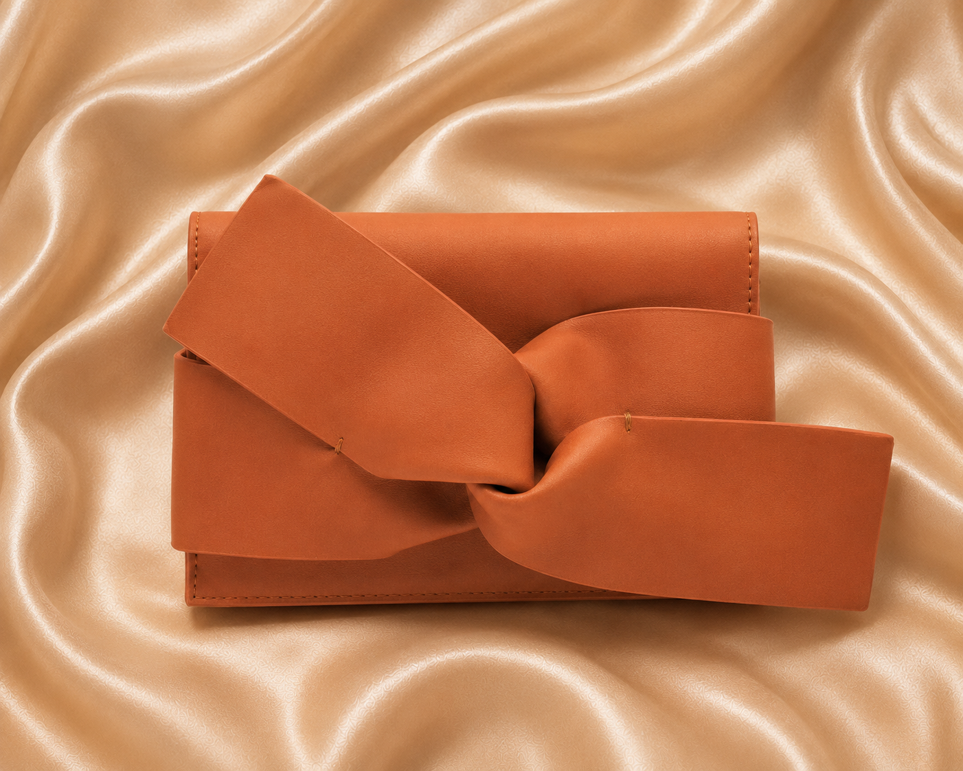 Fashion Bow Bifold Clutch